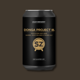 Donga project III.  Szekszárd red wine barrel aged belgian strong ale - Ugar Brewery